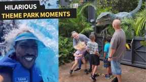 Hilarious Theme Park Moments Caught on Video