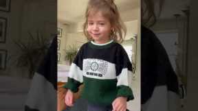 Cute toddler tries her best to mimic animal sounds