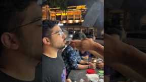 Tourists Sample Flaming Food in India