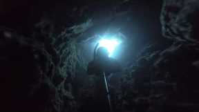 Freediving an underwater cave in Menorca