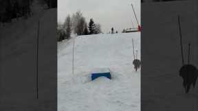 Attempt at a tiny ski jump