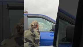 Prankish son locks mom out of truck