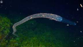 Diver encounters HUGE 5-metre long Siphonophore