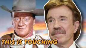 Chuck Norris Reveals Intimate Relationship With John Wayne