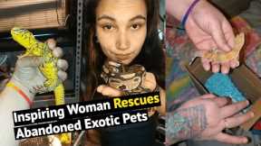 Woman Rescues Abandoned Exotic Pets