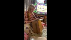 Emotional moment After Hearing Voice of Late Friend in Teddy Bear Christmas Gift #shorts