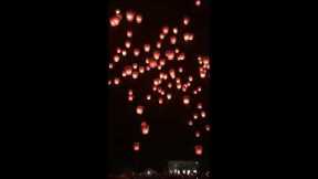 Breathtaking Footage From The Sky Lantern Festival in Taiwan