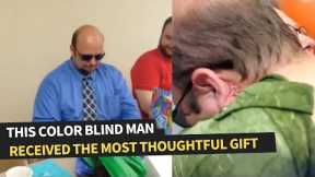 Color Blind Man Gets Emotional After Seeing Color For The First Time