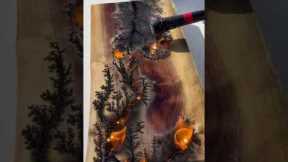 Using fractal wood burning to create amazing wood artwork
