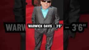 Shortest Actors in Hollywood (Ranked) #shorts