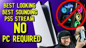 BEST PS5 Stream setup with Just the PS5  No PC Required!