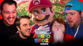 The Super Mario Bros Movie Trailer Group REACTION