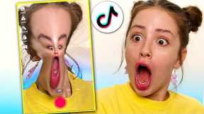 VIRAL TIKTOK FILTERS You Should Never Try😬 I'm never doing this again