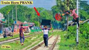 Update Viral Train Horn Prank 2022 || Best of Train Horn Prank Reaction on public...