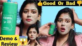 Testing Viral Green Mask Stick Review | How to use Green Mask stick | 😱*Shocking Result 👍it's work?