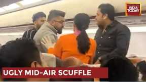 WATCH Viral Video: Fight On Flight: Physical Brawl Between Passengers On Bangkok-Kolkata Flight