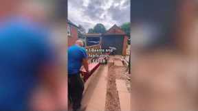 Man saves over 35k after he builds house extension himself