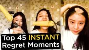 Instant Regret Compilation - 45 Funny Fails