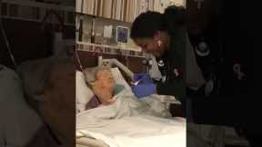 Amazing nurse loves to sing to her patients