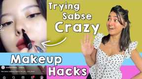 Testing Viral Makeup Hacks | Do They Even Work? *Shocking 🤯