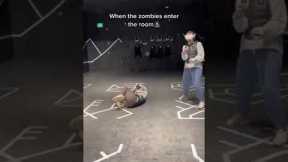 Women freak out when they spot zombies