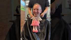 Barber pranks customers with princess dress