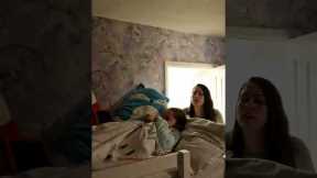 Mother catches daughter red-handed using tablet at bed time