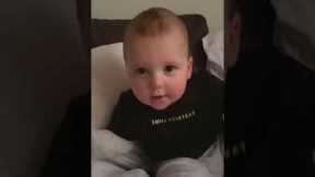 Baby boy asks for dad after he left for work
