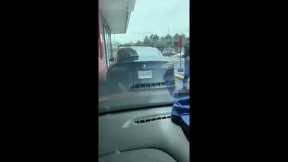 Hungry motorists stuck as Tesla breaks down in McDonald's drive-thru
