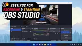 OBS Studio Settings for Game Recording & Streaming on Low PC (Hindi)