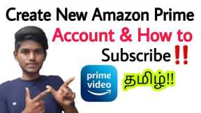 how to create a amazon prime account in tamil / how to subscribe amazon prime in tamil / BT