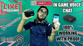 ELGATO Setup with ANDROID | IN GAME VOICE CHAT | PUBG MOBILE | STREAMLABS OBS
