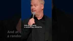 You could say he was grandfathered into the aunt role 😂 | Jim Gaffigan: Dark Pale