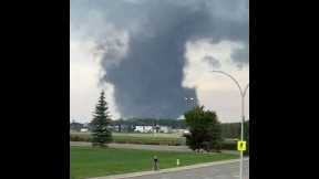 fierce tornado eyeing Carstairs, Canada