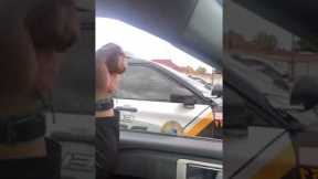Bored man pulls harmless prank on cop
