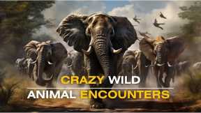 INSANE Wild Animal Encounters - TOP 11 Caught On Camera