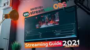 🔥 HOW TO STREAM ON YOUTUBE • MALAYALAM • LOW SPEC PC • FULL GAME STREAMING TUTORIAL SETUP • 4K