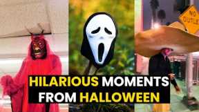 TOP 22 - HILARIOUS Halloween Moments Caught On CAMERA!