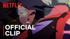 Captain Laserhawk: A Blood Dragon Remix 🕹️📼👾 | Dolph vs. Niji 6 | Official Clip | Netflix