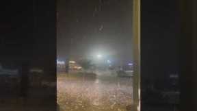 Man in South Africa experiences shocking hail storm!
