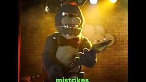 Funny Mistakes in FIVE NIGHTS AT FREDDY'S MOVIE... #shorts