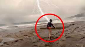 30 EXTREME WEATHER MOMENTS CAUGHT ON SECURITY CAMERAS