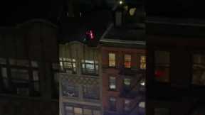 Light Saber Duel Spotted on Rooftop!