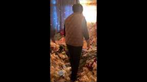Landlord shocked to find apartment overwhelmed with trash after tenant vacates