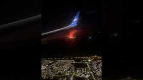Grindavik eruption caught on camera from flight
