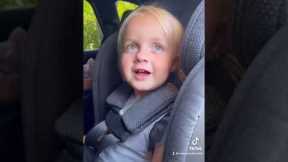 Mom tells her 3-year-old daughter that she's pregnant