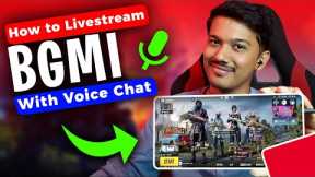 Live Stream BGMI like a Pro : No Mic / Voice Chat Problem