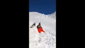 Reckless off-piste skiing triggers avalanche