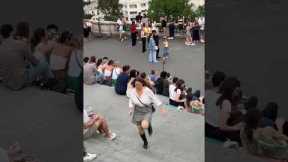 Woman Runs Away From Paris Proposal