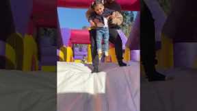 Father And Child Slide Mishap